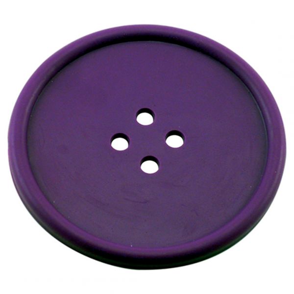 D001P Костер "Button" d 100 мм, колір фіолетовий, каучук