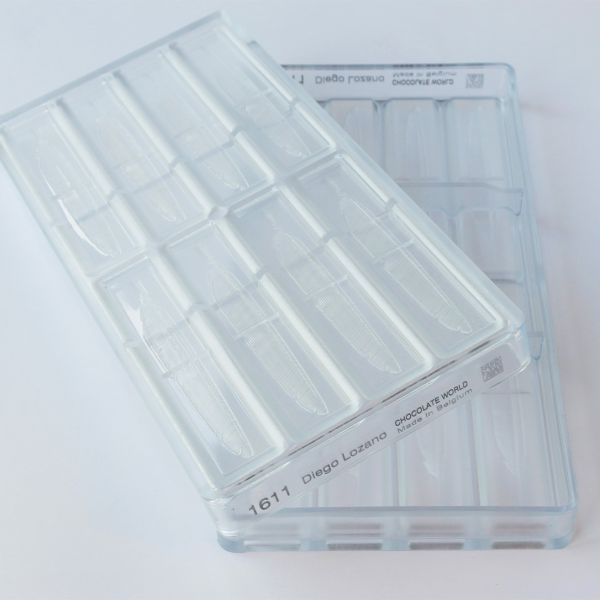 1611 CW Форма для шоколаду "Перо" 123x22x6 мм