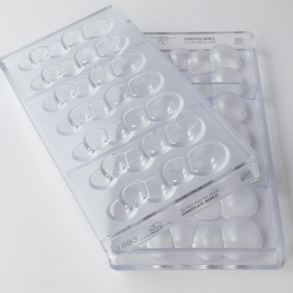 1883 CW Форма для шоколаду "Бульбашки" 100x30x20 мм, 7 шт. x 28 г