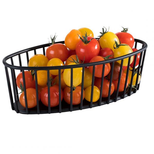 30413 Корзина овальна металева 14х30 см, h-12 см