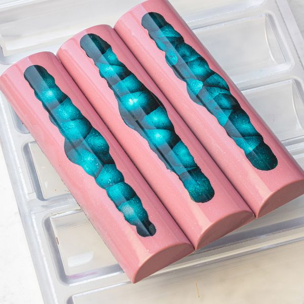 1908 CW Форма для шоколаду "Бюш класичний" 113x28х11 мм, 31,5 г х 7 шт.