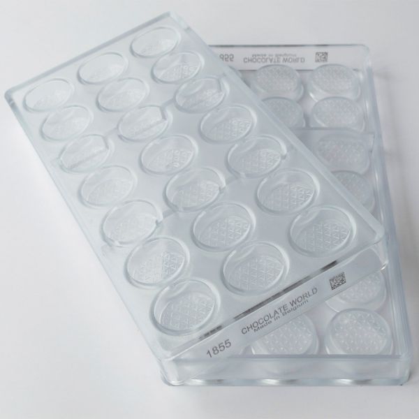 1855 CW Форма для шоколаду "Квітка життя (Дівалі)" 31,28x31,28x10,87 мм, 21 шт. х10,4 г