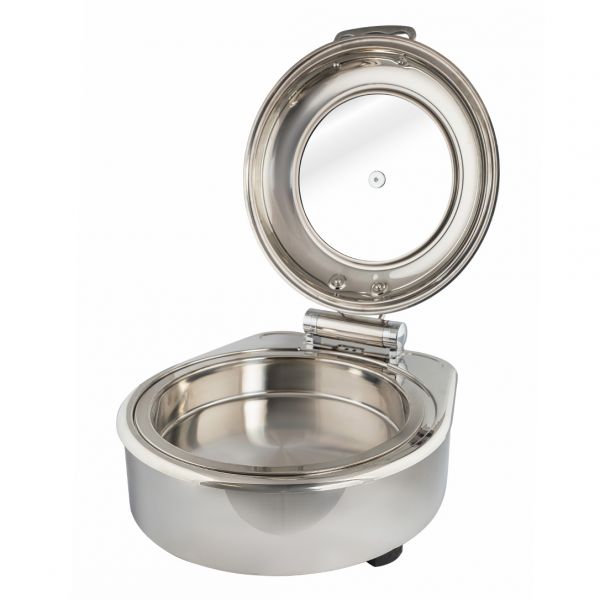 190400 Чафіндіш круглий з гідравлічною кришкою 425x310 (с. р.), GN кругла h 65 - 1 шт