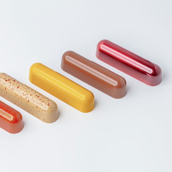 12033 CW Форма для шоколаду "еклер" 78,5x19мм h 20 мм, 4х3 шт./29 г