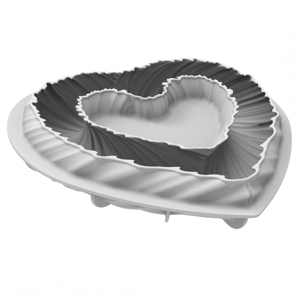 HEARTBEAT Силіконова форма 250 x 220 h 52 мм