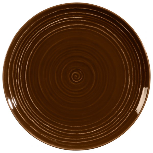 765002 Тарілка кругла 22,5 см колір Earth Brown серія "Terra"