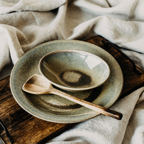 LFE2124 Тарілка  кругла 24 см серія "Craft" декор "Etna"