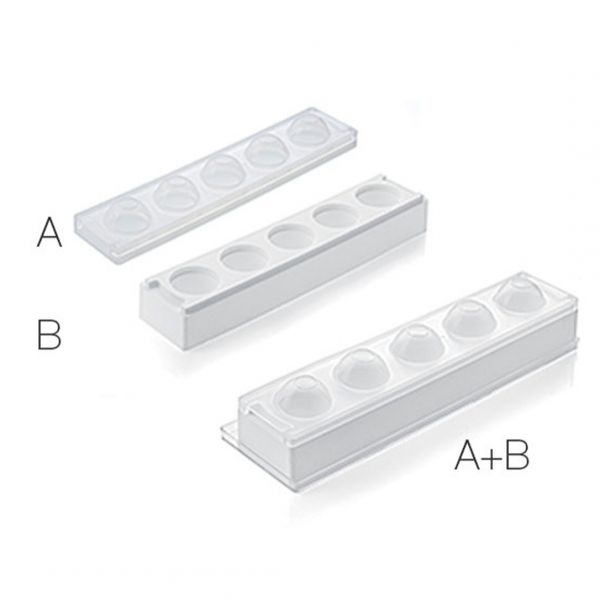 MUL3D EGG Форма силіконова об'ємна "яйце"  51х74 мм + кришка в наборі