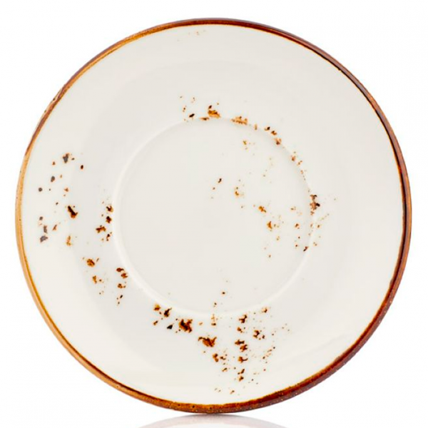 HA-EL-ZT-01-KT Блюдце 12 см під чашку 75 мл, колір білий (Elegance), серія "Harmony"