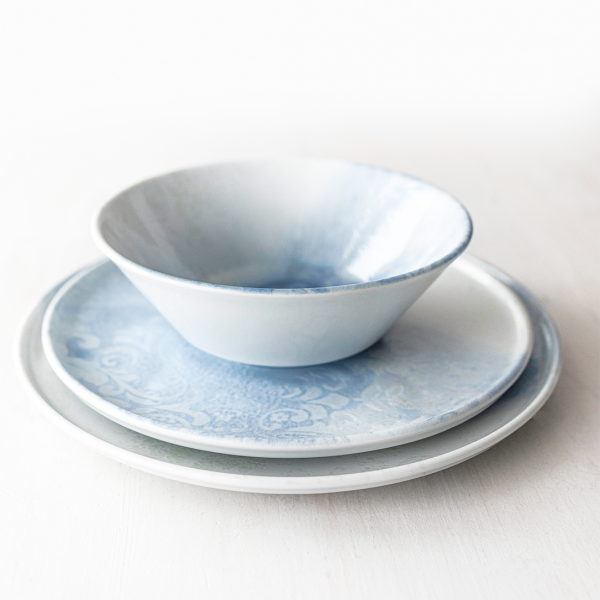 OPT1408-T0009 Соусник круглий d 8 см серія "Optimo " декор "Loren Blue"