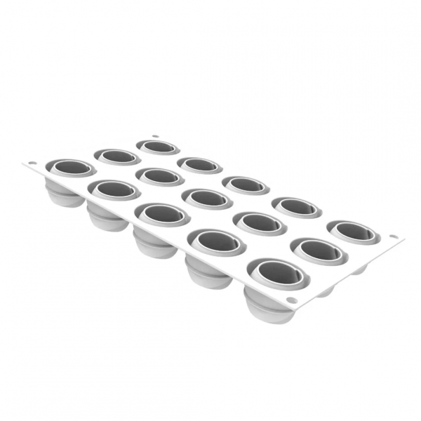 GIVRE 30 Форма силіконова Ø40 h 30 мм (15x30 мл)