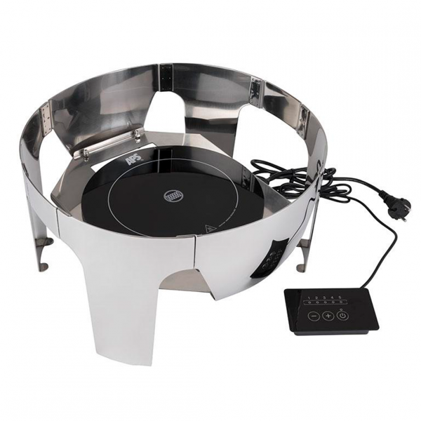 12325 Чафіндиш круглий зі скляною кришкою, 11 л