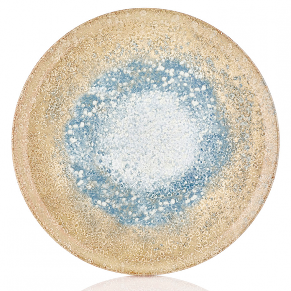 SM-RT-22-DZ Тарілка кругла 22 см, декор Reaction, серія "Smooth"