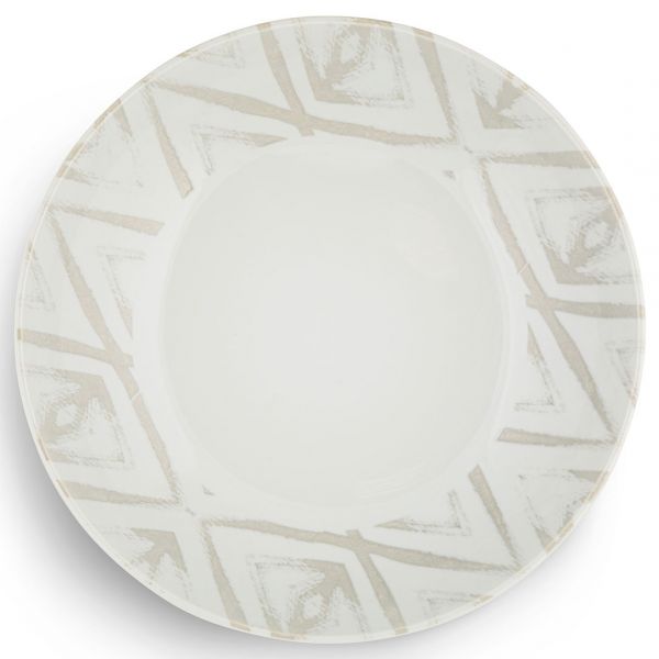 ISC1926-K0036 Тарілка для пасти 26 см серія "Isabelle Diamond" декор "Grey"