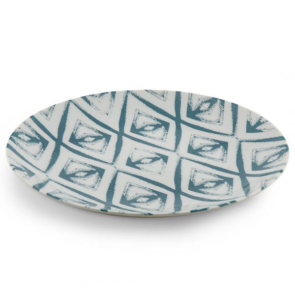 ISC2127-K0037 Тарілка кругла 27 см серія "Isabelle Diamond" декор "Blue"