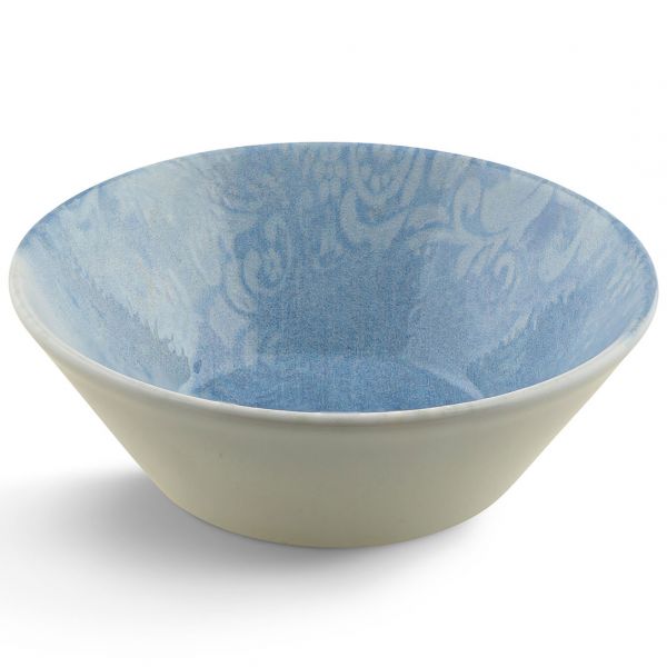 OPT1420-T0009 Салатник круглий d 20 см серія "Optimo" декор " Loren Blue"