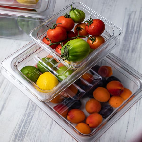 271165 Гастроємність з полікарбонату 1/1, 530x325 мм h 65 мм, 8,5 л серія "Bestkeep"