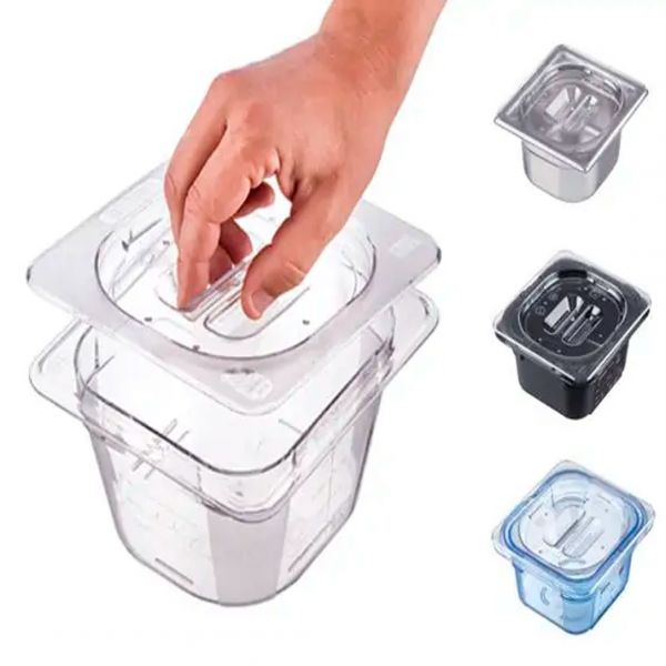 94016 Гастроємність 1/6 - 176х162х100 мм з полікарбонату 1,6 л