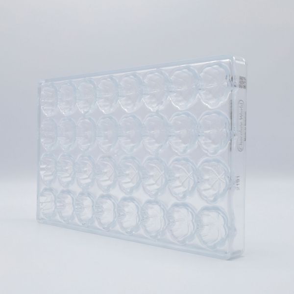 2191 CW Форма для шоколаду "Конюшина" 33x30x16 мм, 4х8 шт./12 г