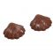 12072 CW Форма для шоколаду "мушля з гранями" 116,5х109,5х30 мм, 1х2 шт./210 г