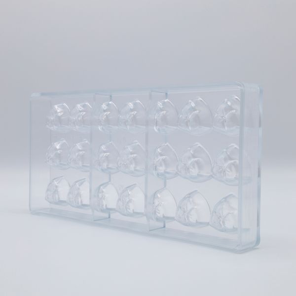 0257 CF Форма для шоколаду "Mochi" 29х29 мм h 17 мм, 3х7 шт./9,5 г