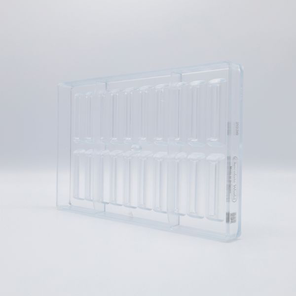 2036 CW Форма для шоколаду 64x15x10 мм, 2x10 шт. - 10 г