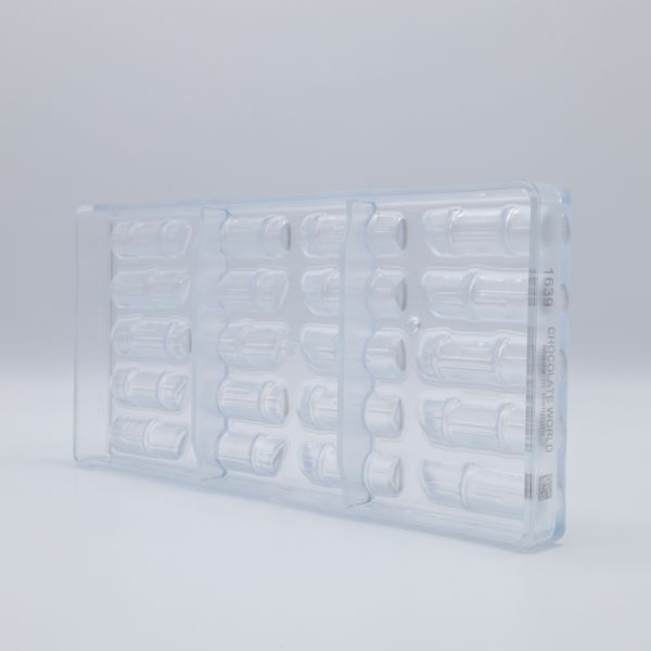 1639 CW Форма для шоколаду "бамбук" 52x15,5x7 мм, 5х4 шт.(3 фігурки 2х4 г)