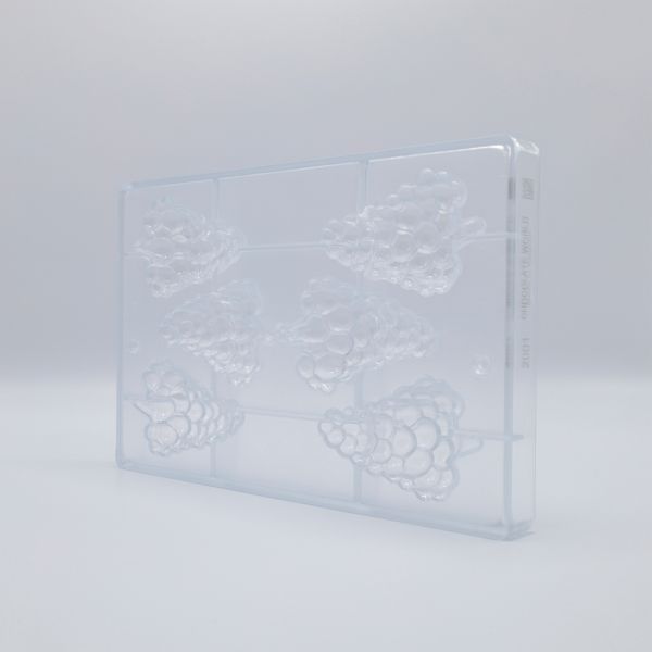 2001 CW Форма для шоколаду "Виноград" 93x56x19 мм, 60 г