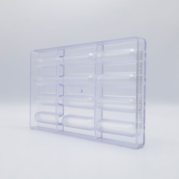 2469 CW Форма для шоколаду "Праліне еклер" від Carole Bertuccio 78,5х19 мм h 20 мм, 3х4 шт./ 29 г