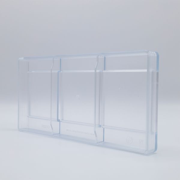 0251 CF Форма для шоколадної плитки "Квадрат" 80х80 мм h 6,5 мм, 1х3 шт.,50 г