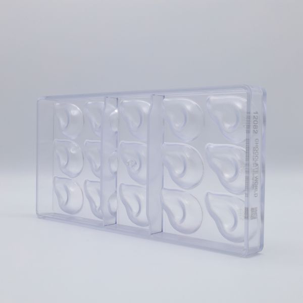 12082 CW Форма для шоколаду "Корея" 51,5х32 мм h13  мм, 3х5 шт./11 г