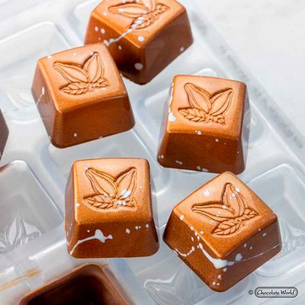 1637 CW Форма для шоколаду "Какао" 26x26x16 мм, 24 шт.