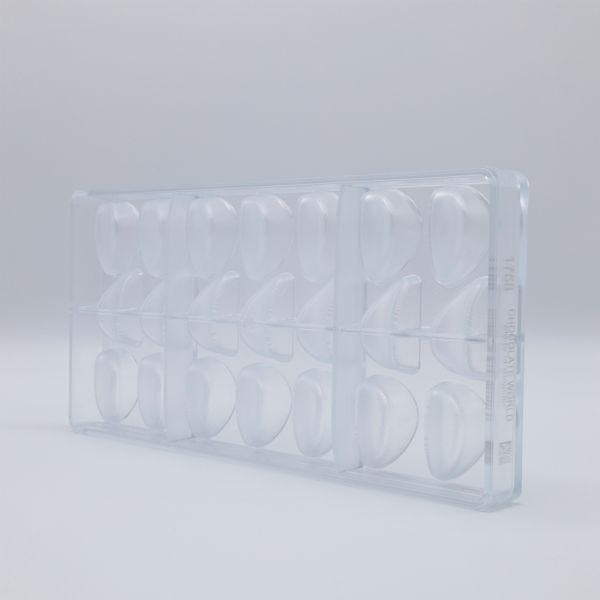 1758 CW Форма для шоколаду "Луіс Робледо" 39x23x17 мм, 21 шт.