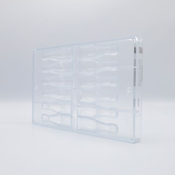 2038 CW Форма для шоколаду "Пляшка вина" 90x24x12 мм, 2x15 г