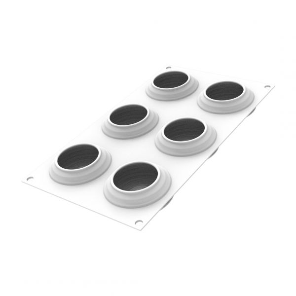 SARA 100 Форма силіконова Ø75 h 30 мм (6x100 мл)