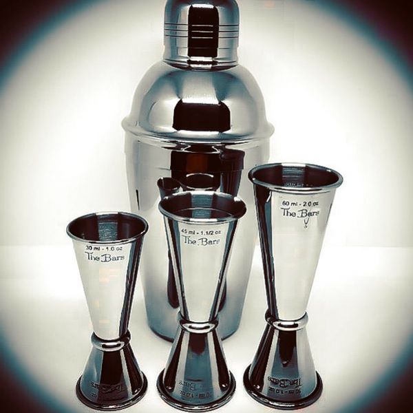 J011 Джигер 15-22,5-30/37,5-45 мл, сталь 18/10