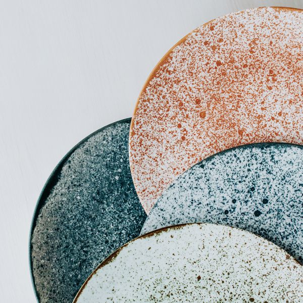 ISC2127-K0021 Тарілка кругла 27 см серія "Isabelle Rustic" декор "Navy Blue"