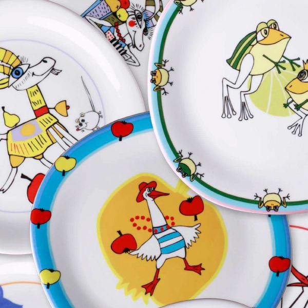 KVA2219-X8388 Тарілка кругла 18.4 см серія "Baby Porcelain"