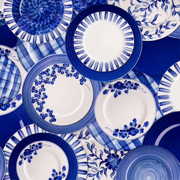 MIR2131-X8857 Тарілка кругла 31 см декор Canvas серія "Indigo"