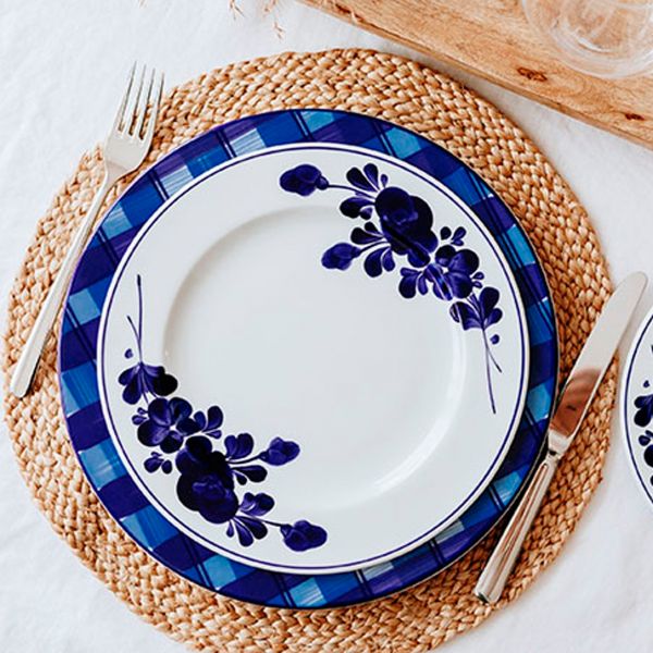 MIR2131-X8852 Тарілка кругла 31 см декор Flora серія "Indigo"