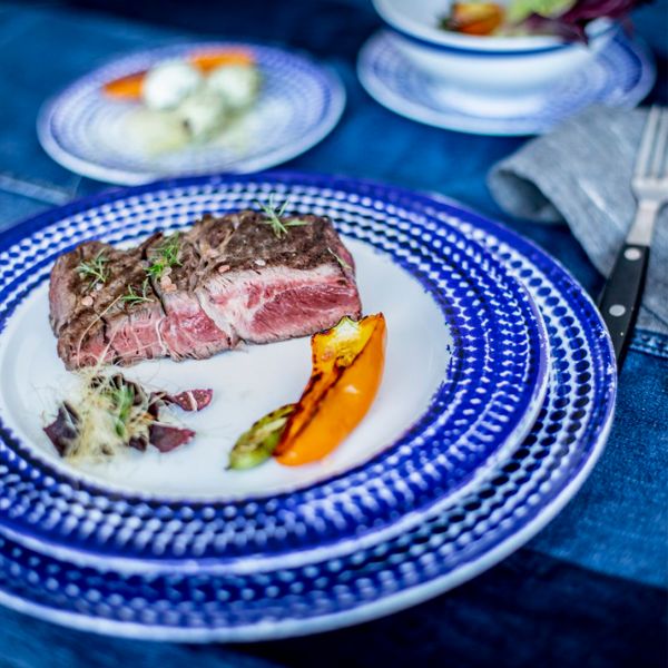 ISB2126-X8821 Тарілка кругла 26 см декор Points серія "Isabelle"