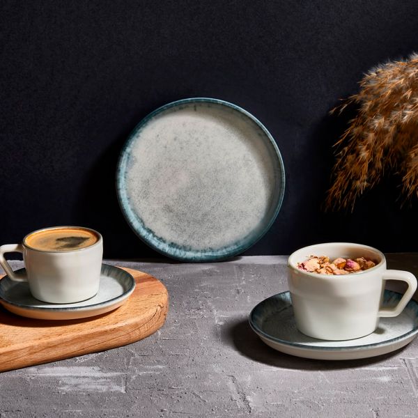 SM-ABB-25-DZ Тарілка кругла 25 см,  колір синій (Ambience Blue), серія "Smooth"