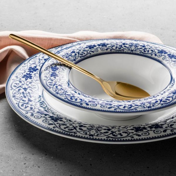 749577-57513 Тарілка кругла 21 см серія "Savoy-Grand Blue"