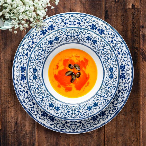 749577-57513 Тарілка кругла 21 см серія "Savoy-Grand Blue"