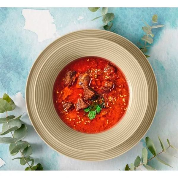 751304 Тарілка глубока 22,5 см  колір Beige  серія "Beat"