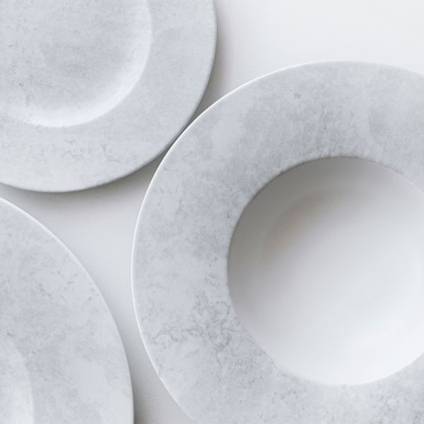 ESS1927-TM011 Тарілка для пасти 27 см, 400 мл серія "Essklasse" декор "Gray Harmony"