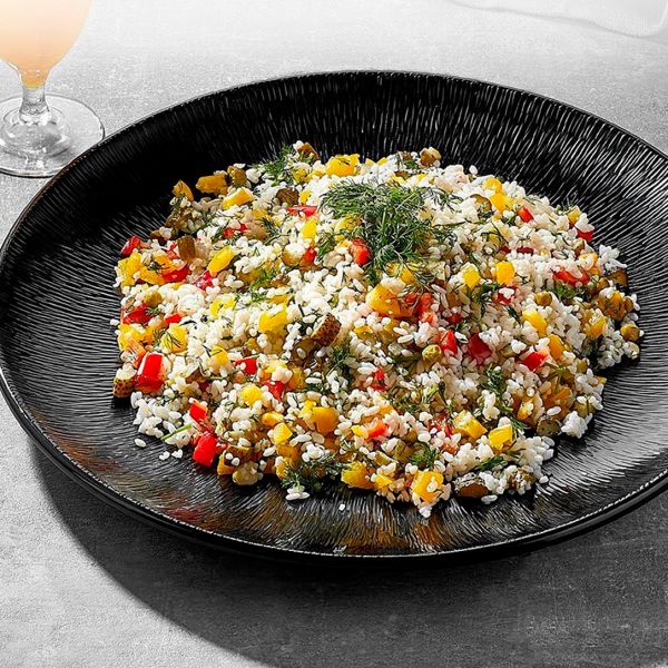 10940.BL Блюдо чорне d-40 см