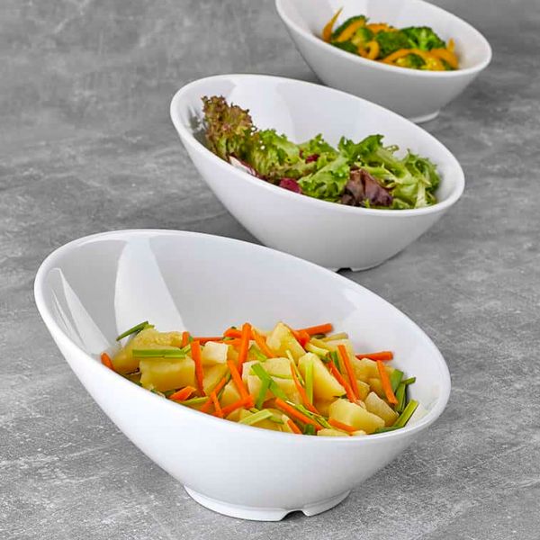 222614.CW Салатник білий d-26,2 см