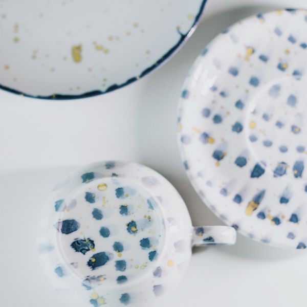 JOS0209-K0013 Чашка 90 мл серія "Josefine" декор "Blue Brush"