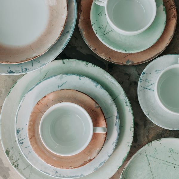 JOS0209-K0010 Чашка 90 мл серія "Josefine" декор "Stone Green"